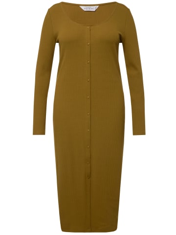 Studio Untold Midikleid in bronzebraun