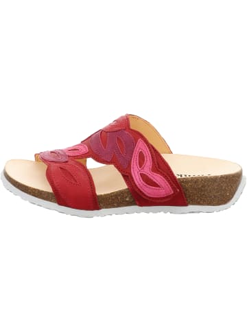 Think! Tieffußbett Pantolette MIZZI DAMEN in Fragola/Kombi