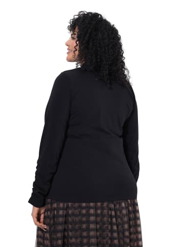Ulla Popken Longshirt in schwarz