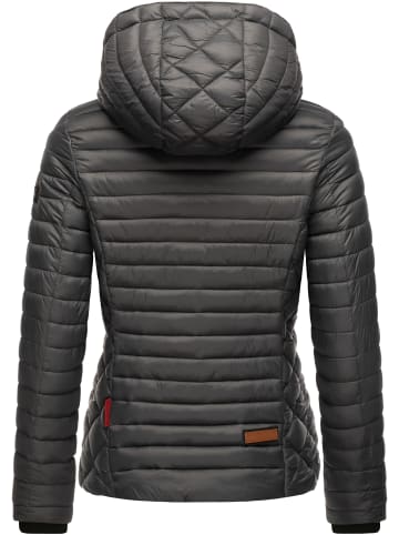 Marikoo Steppjacke Samtpfote in Anthracite