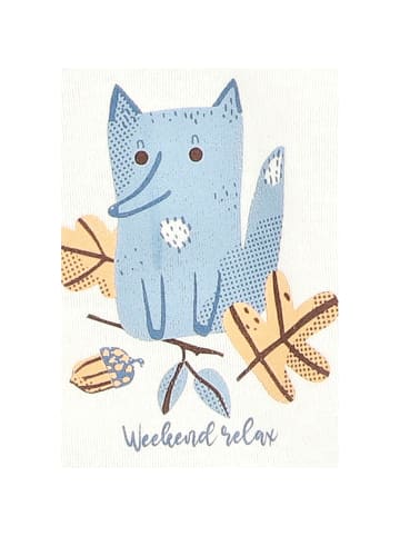 Nini Langarmbody Fuchs in weiss