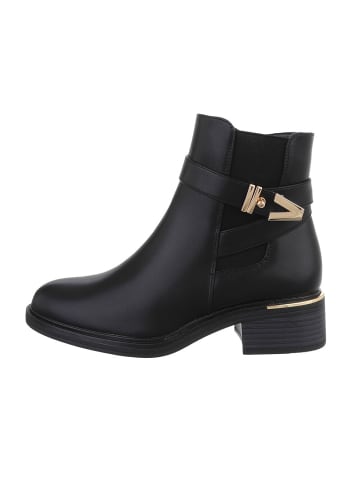 Ital-Design Stiefelette in Schwarz