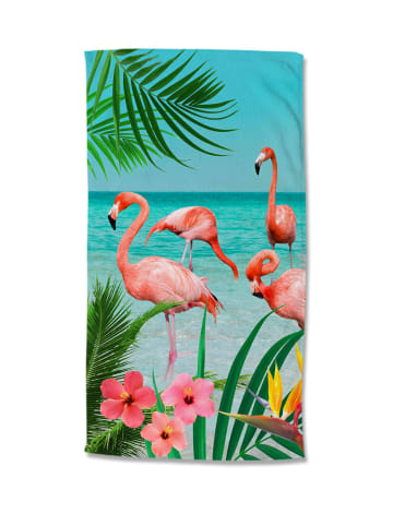 GMD Living Strandtuch FLAMINGO in Bunt