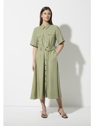 More & More Hemdblusenkleid in pale olive green