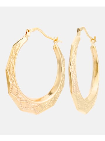 Vanlere Creolen aus 375 Gelbgold