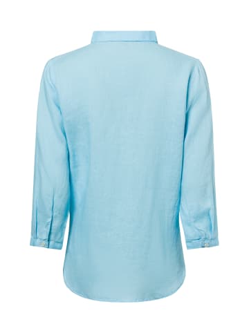 Franco Callegari Leinenbluse in blau - 0031