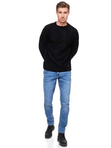 Rusty Neal Blue Used Jeans Hose "MELVIN" Slim Fit Cotton-Stretch in Blue Used