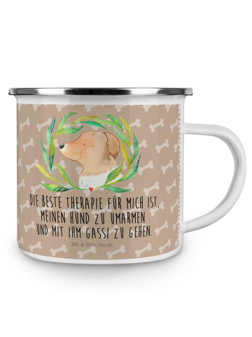 Mr. & Mrs. Panda Teetasse Hund Blumen mit Spruch in Hundeglück