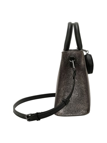 Buffalo Big Boxy Handtasche 26 cm in glitter dark grey