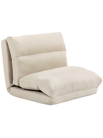 HOMCOM Bodenstuhl-70L x 72B x 56H cm-Beige