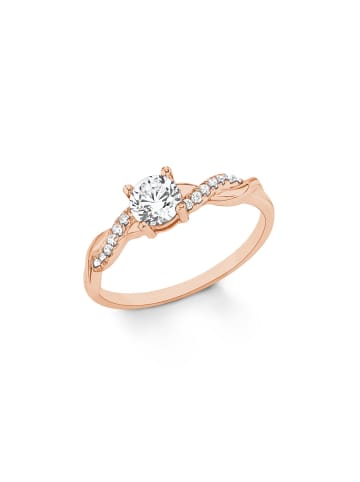 S. Oliver Jewel Ring Silber 925, rosévergoldet in Roségold