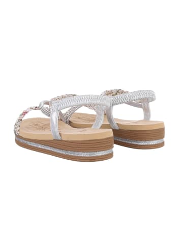 Ital-Design Sandale & Sandalette in Silber