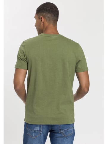 H.I.S. T-Shirt in schwarz, marine, olivgrün