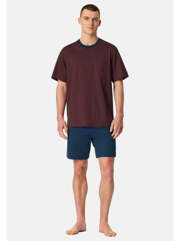 Schiesser Schlafanzug Comfort Essentials in Rot