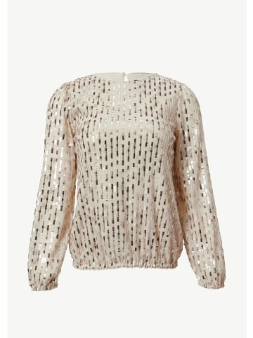 comma Bluse in 80L2_helles beige