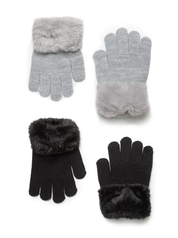 Minoti 2er-Set: Mützen 20glove3 in schwarz