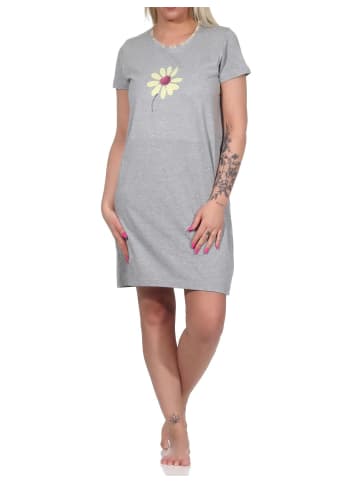 NORMANN KurzNachthemd Blumen - 74680 in gelb