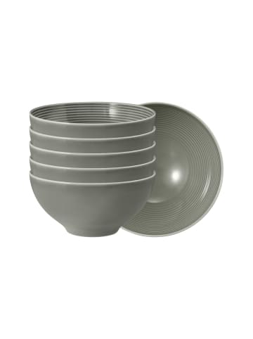 Seltmann Weiden 6er Set Müslischalen Beat Color Glaze ø 15,7 cm in Perlgrau