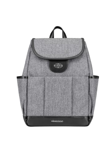 Kikkaboo Wickeltasche Morice Rucksack in grau