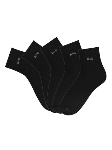 H.I.S Kurzsocken in schwarz