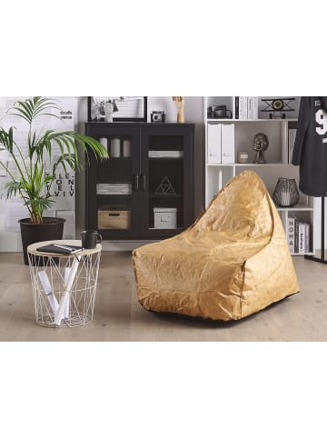 Beliani 2-tlg Sitzsack DROP in Braun