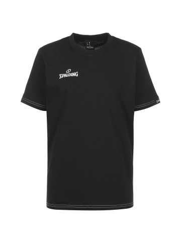 Spalding T-Shirt Team II in schwarz / weiß