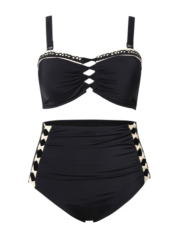 Ulla Popken Bikini in schwarz