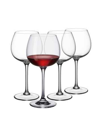 Villeroy & Boch 4er Set Burgunder Rotweingläser Purismo Wine 200 ml transparent in transparent
