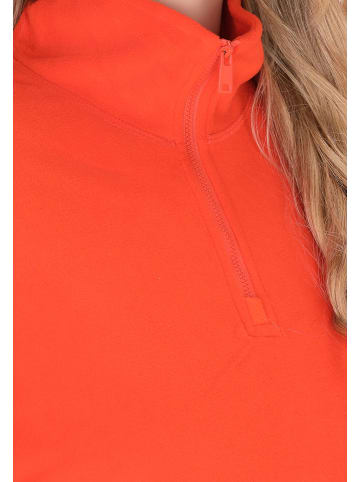 myMo Women Fleece Pullover in Orange