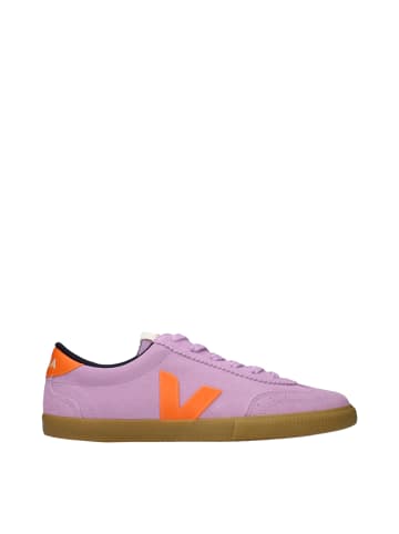 Pink Leder Low Top Sneaker