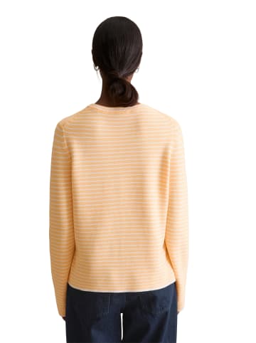 Marc O'Polo DENIM Gestreifter Pullover regular in Light Orange