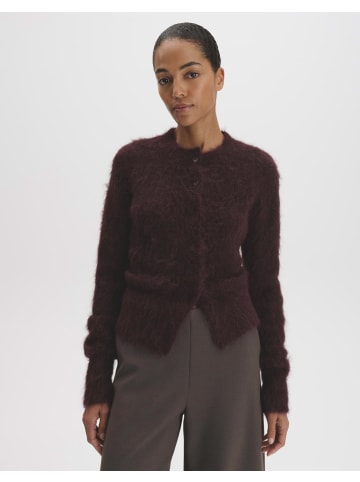 someday. Tulinda Strickcardigan aus Effektgarn Slim Fit in Mahagoni