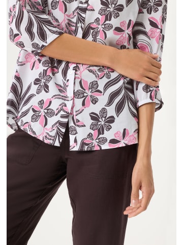 Olsen Bluse in weiß mehrfarbig