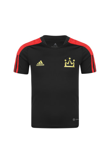 adidas Performance Trikot Salah in schwarz / gold