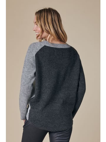 ZHRILL Damen Strickpullover ZHISABELLA PATCH in Schwarz