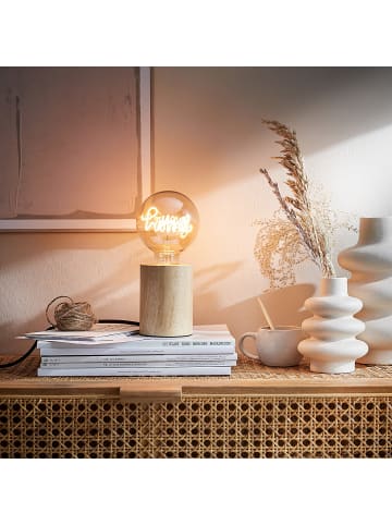 Butlers Tischleuchte STILO in Beige