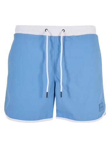 Urban Classics Badeshorts in white/horizonblue