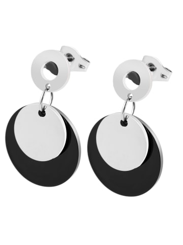 Adeliás Damen Ohrringe – Ohrstecker aus Edelstahl in silber