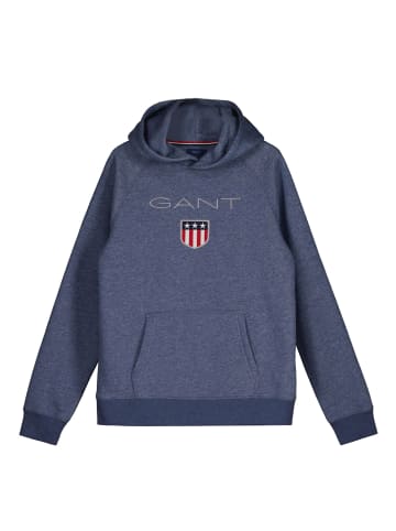 Gant Sweatshirt in Blau Melange