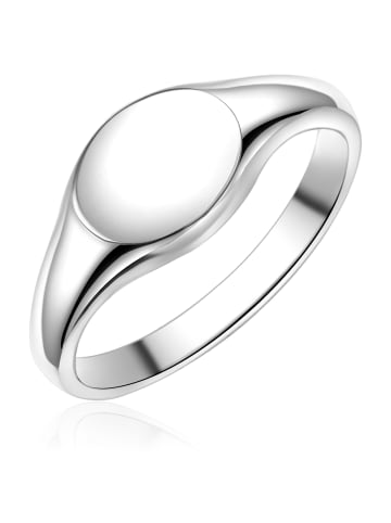 Männerglanz Ring aus Sterling Silber in silber