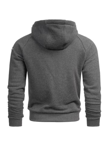 Alessandro Salvarini Hoodie AS-291 in Dunkelgrau