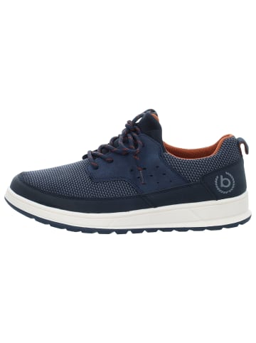 Bugatti Sportlicher Schnürschuh in blau