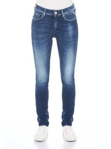 Replay Jeans Luzien High Waist skinny in Blau