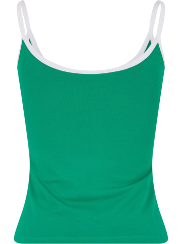 Urban Classics Urban Classics Tank-Tops in froggreen/white+white/black