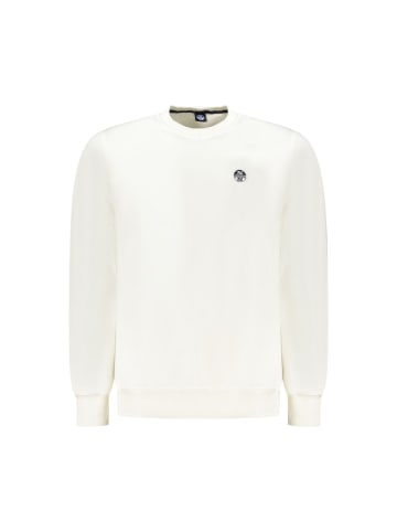 North Sails Weißes Baumwoll-Sweatshirt