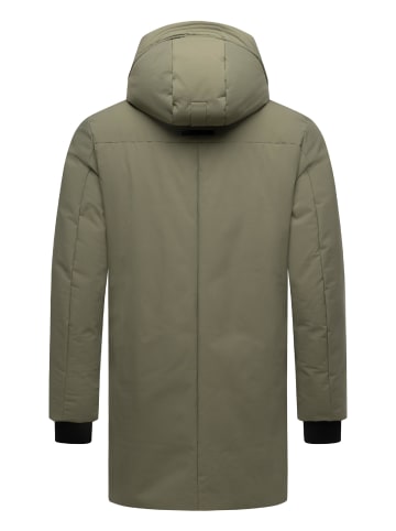 STONE HARBOUR Wintermantel Kitraan XX in Dusty Olive