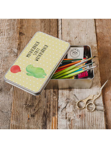 Mr. & Mrs. Panda Aufbewahrungsbox Schildkröte Luftballon mit Spruch in Gelb Pastell