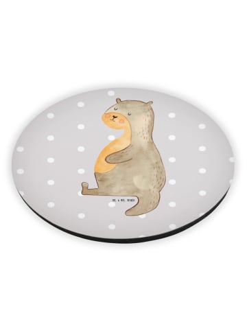 Mr. & Mrs. Panda magnet Otter Bauch ohne Spruch in Grau Pastell