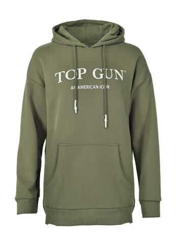 TOP GUN Hoodie TG20214003 in olive