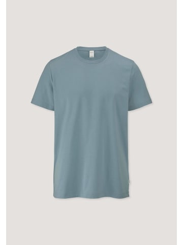 Hessnatur Hessnatur Schlafshirt PURE COTTON aus reiner Bio-Baumwolle in sturmblau